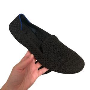 Rothy's Textured Slip on Loafer Flat Black 8